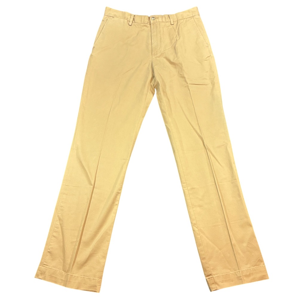 Polo Ralph Lauren Stretch Classic Fit Pants Mens 32x34 Tan Chino Khaki Cotton